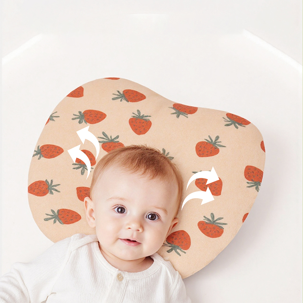 Neck support silicone pillow for children